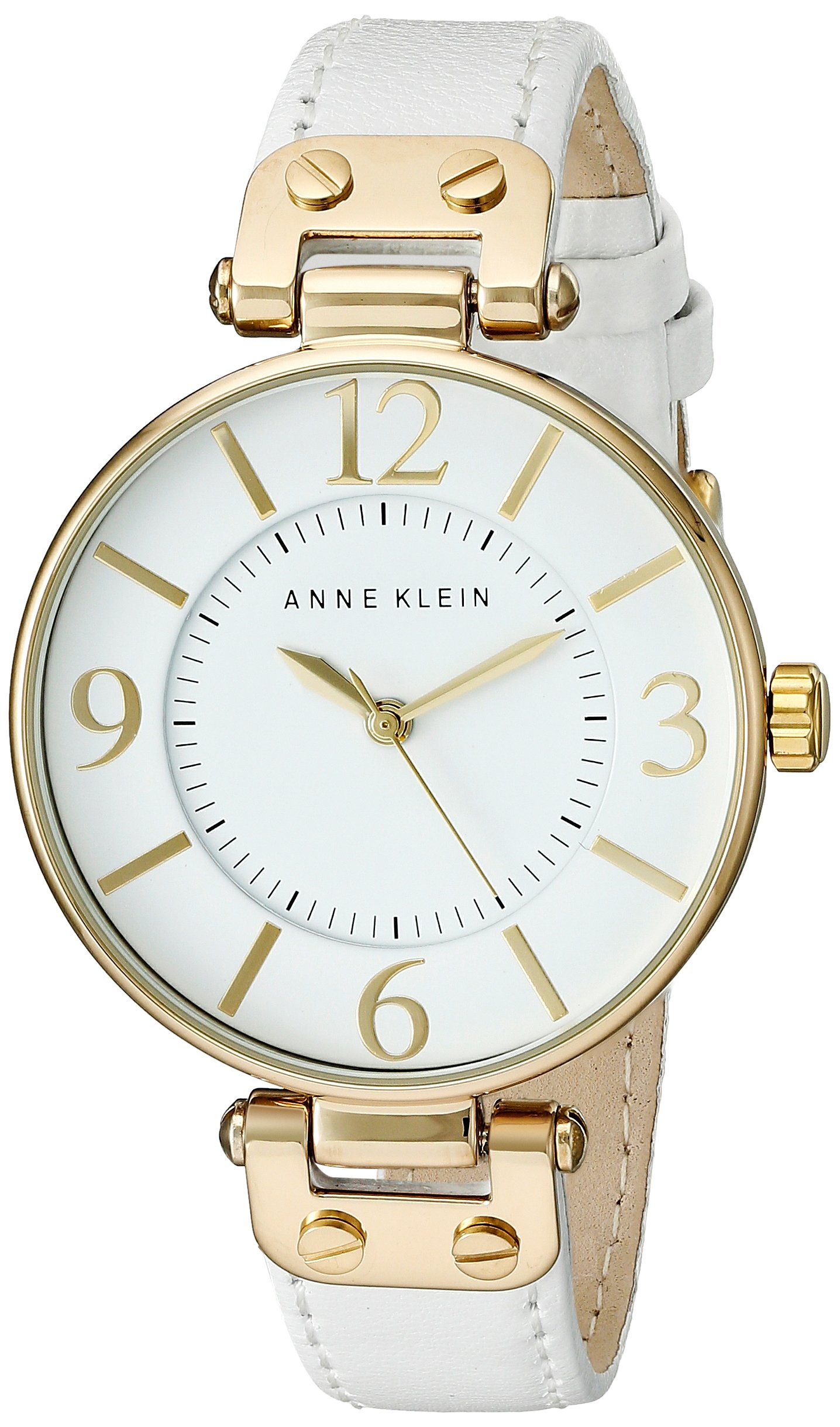 Anne Klein Women's Leather Strap Watch