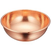 Endo Shoji WSW01033 Commercial Hammered Sawari Pot, 13.0 inches (33 cm), Handless, No Tin Plating, Copper and Iron, Made in Japan