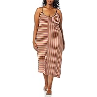 City Chic Women's Plus Size Casual Ribbed Maxi Dress