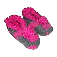 Hello Kitty Little Girls' Pom Slippers (11/12) Grey/Pink