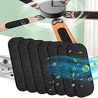 Ceiling Fan Filters-High-Efficiency Activated Carbon Air Filters Universal Home Self-adhesive Ceiling Fan Blades Filters Accessories Keeps Bedroom Kitchen Office Air Fresh,No Tools|Invisible|Unscented