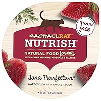 Natural Wet Cat Food, Tuna Purrfection Recipe, 2.8 Ounce Cup (Pack of 12), Grain Free