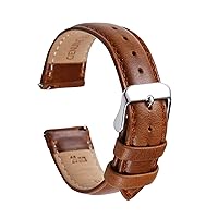 Genuine Leather Watch Wrist Strap - Multicolour Replacement Band For Men Women Unisex With Quick Release Hardware - 14mm 16mm 17mm 18mm 19mm 20mm 21mm 22mm 24mm
