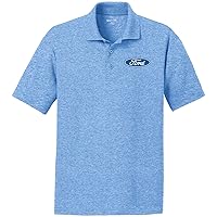 Ford Oval Textured Polo Pocket Print