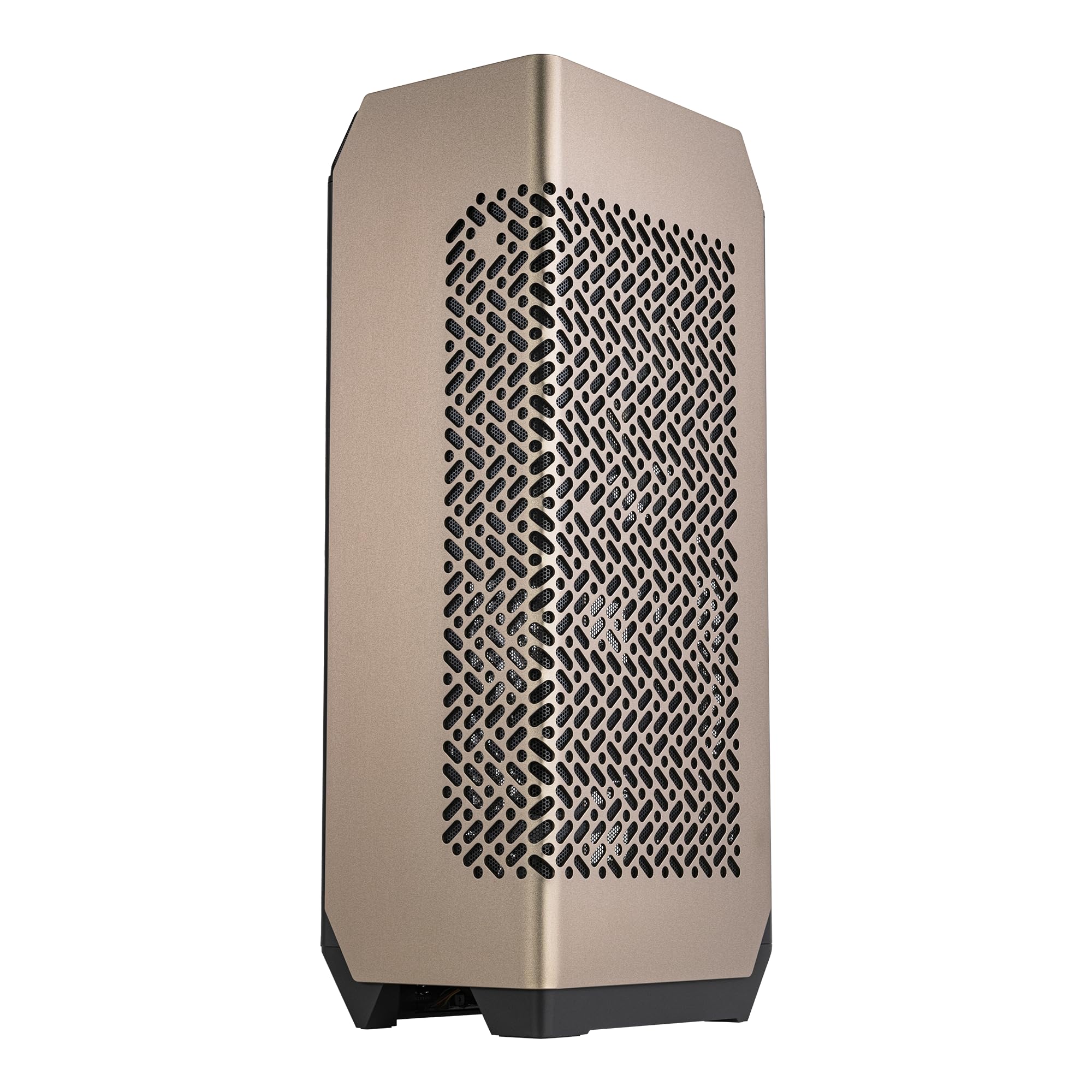 Cooler Master NCORE 100 MAX Bronze ITX SFF Tower Case, Custom 120mm AIO, 850W SFX Gold ATX3.0 PSU, 4 Slot GPU, Vertical Mount GPU, PCIe 4.0 Riser, Anodized Aluminum, USB Type C (NR100-ZNNN85-SL0)