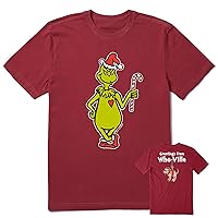 Life is Good Greetings from Who-Ville Cotton Tee, Shortsleeve Graphic Crewneck T-Shirt