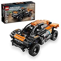 LEGO Technic NEOM McLaren Extreme E Race Car, Off-Road Pull Back Car Toy for Action Vehicle Role Play, Cool Toy for 7 Year Olds, McLaren Car Toy Gift Idea for Boys, Girls and Kids, 42166