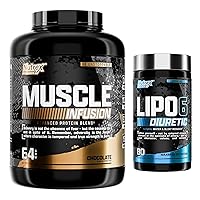 Nutrex Research Whey Protein Powder and Lipo 6 Black Diuretic Water Pills