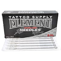 Tattoo Needles - Long Bar - Round Liner - Tight - Box of 50 - Long Taper - 3RL