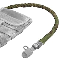 A-TACS Non-Insulated Drink Tube Sleeve. Camo Your Tactical Hydration Backpack Bare or Insulated Water Bladder Drink Tube Hose Covers.
