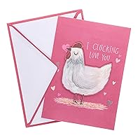 Graphique Handmade Valentine’s Day Card, Cute Love Funny Greeting Card, Him Her Kid, 5” x 7”