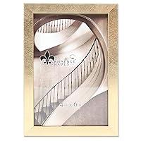 Lawrence 708046 4-Inch W x 6-Inch H Chloe Contemporary Gold Picture Frame