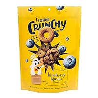 Fromm Crunchy Os Blueberry Blasts Dog Treats - Premium Crunchy Dog Treats - Chicken Recipe - 6 oz