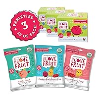 YOU LOVE FRUIT-TROPICAL FLAVORS All Natural Fruit Snacks, Healthy Snack Pack, Real Fruit! Gluten Free, Non GMO, Vegan, Fiber packed, Low Fat, Kosher, Variety Pack, Great For Adding To Gift Box(36 pcs)