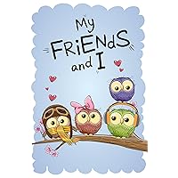 My Friends and I: An Interactive Childhood Memory Book for Kids Ages 5-12 with Prompts – Learn More About Your Friends, Family, Classmates, Teachers, ... – Remember Your Childhood and Friends Forever