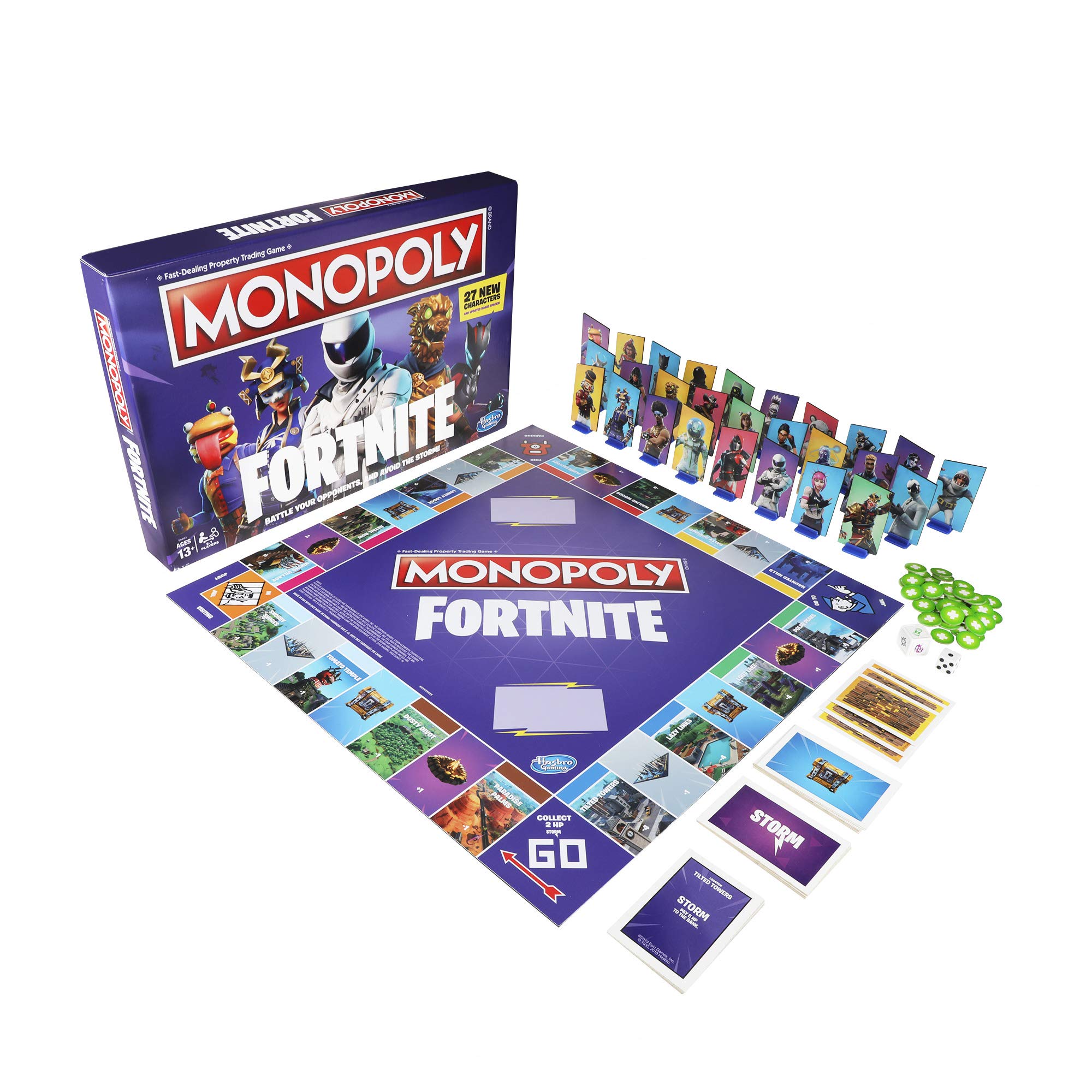 MONOPOLY: Fortnite Edition Board Game Inspired by Fortnite Video Game Ages 13 & Up