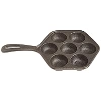 Norpro Cast Iron Stuffed Pancake Pan, Munk/Aebleskiver, 2