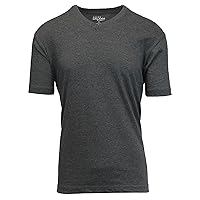 Galaxy by Harvic Mens Short Sleeve V-Neck T-Shirt
