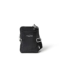 Baggallini Small Securtex Anti-theft Activity Crossbody 7x5 inch - RFID Travel Crossbody Bag for Women with Locking Zipper