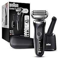 Electric Razor for Men, Series 7 7085cc 360 Flex Head Electric Shaver with Beard Trimmer, Rechargeable, Wet & Dry, 4in1 SmartCare Center and Travel Case