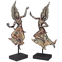 Design Toscano Thai Teppanon Temple Dancer Statues