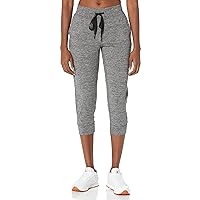 Amazon Essentials Women's Brushed Tech Stretch Crop Jogger Pant (Available in Plus Size)