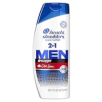 Head and Shoulders Mens 2 in 1 Dandruff Shampoo and Conditioner, Anti-Dandruff Treatment, Old Spice Swagger for Daily Use, Paraben Free, 20.7 oz