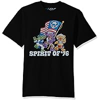 Liquid Blue Men's Plus-Size Grateful Dead Spirit of '76 Short Sleeve T-Shirt