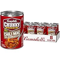 Campbell's Chunky Soup, Chili Mac, 16.3 Oz Can (Case of 8)