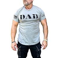 Dad Mens Motivational Fitness Gym Premium Poly Cotton T-Shirt