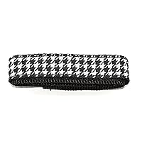 Chums 20MM Hook & Loop Black White Houndstooth ONE Piece Sport WATCHBAND