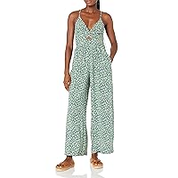 Angie Womens Women's Twist Front Peekaboo Cutout JumpsuitJumpsuit