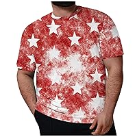 Plus Size T Shirt for Mens Workout Shirts Short Sleeve Oversize Hipster Gym Shirts Hip-hop Street T-Shirts
