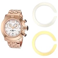 Women's GR32180 SoBe Chronograph White Dial Rose Gold Ion-Plated Stainless Steel Watch