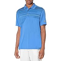 Jack Nicklaus Men's Standard Asymmetrical Printed Short Sleeve Golf Polo Shirt