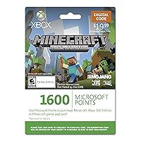 Xbox LIVE 1600 Microsoft Points for Minecraft: Xbox 360 Edition [Online Game Code]