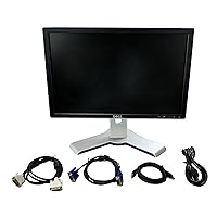 LCD MONITOR DELL,2009WT, VGA & DVI, 20 LCD, BLACK, REGULAR STAND