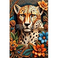 CHEETAH ~ Spirit Animal ֍ Mystical African Wild Wildlife Big Cat Lover ~ Art Drawing Sketch Book Journal Notebook ֍ GIFT: (6 x 9 ~ 144 Pages, Blank) ... Storyboard Vision Board - MAKE IT HAPPEN!