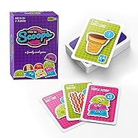 Ice Cream Card Game - Irresistible Kids Card Games - Color Matching Games - Fun Family Games to Practice Addition and Multiplication - Travel Card Games