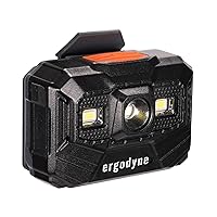 Ergodyne - 60197 Skullerz 8987 Rechargeable Universal Hard Hat LED Light, orange