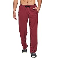 LABEYZON Men's Lightweight Sweatpants Open Bottom Loose Fit Mesh Athletic Pants Workout Running Pants with Pockets