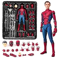 Spidеr DIY Action Figure Toy - Movie Hero Themed PVC Figure Model Upgrade Hero Classics Hand Figure Birthday Gift Collectible for Home Car Desk Decorations Boys Movie Fans