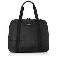 Women Nursery Bag Zipper, Ultra Lightweight, Large Capacity, Water Repellent, Black (Black 19-3911tcx)