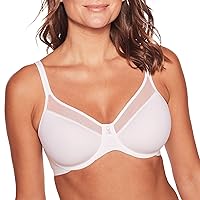 Bali Women's One Smooth U Ultra Light Bra, Underwire T-Shirt Bra, Convertible Straps