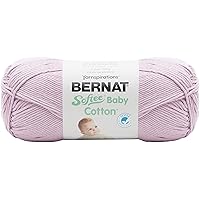 Bernat Softee Baby Cotton YARN, Soft Plum