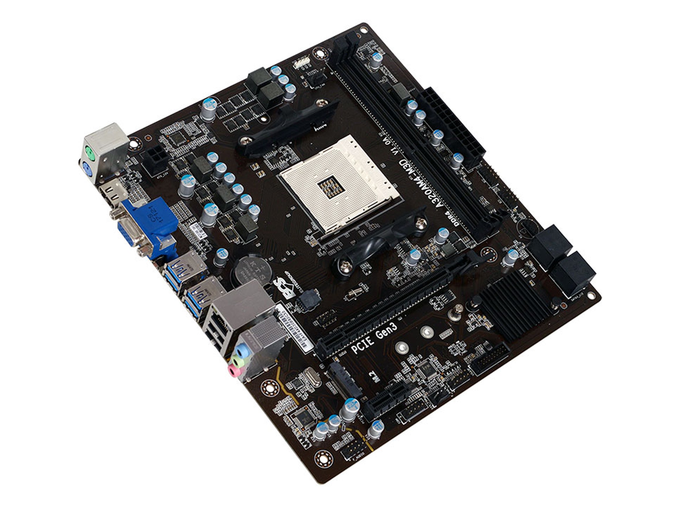 Mua ECS Elitegroup A320AM4-M3D AMD A320 AM4 Ryzen 7th Gen Athlon Processor Chipset DDR4 mATX Micro ATX Motherboard trên Amazon Mỹ chính hãng 2022 | Fado