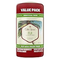 Old Spice Antiperspirant Deodorant for Men, Fiji Scent, Invisible Solid, Fresher Collection, 2.6 Oz, Pack of 2