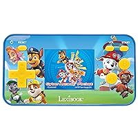 Lexibook Paw Patrol Chase, Cyber Arcade Pocket Portable Gaming Console, 150 Games, LCD, Battery Operated, Red / Blue, JL1895PA