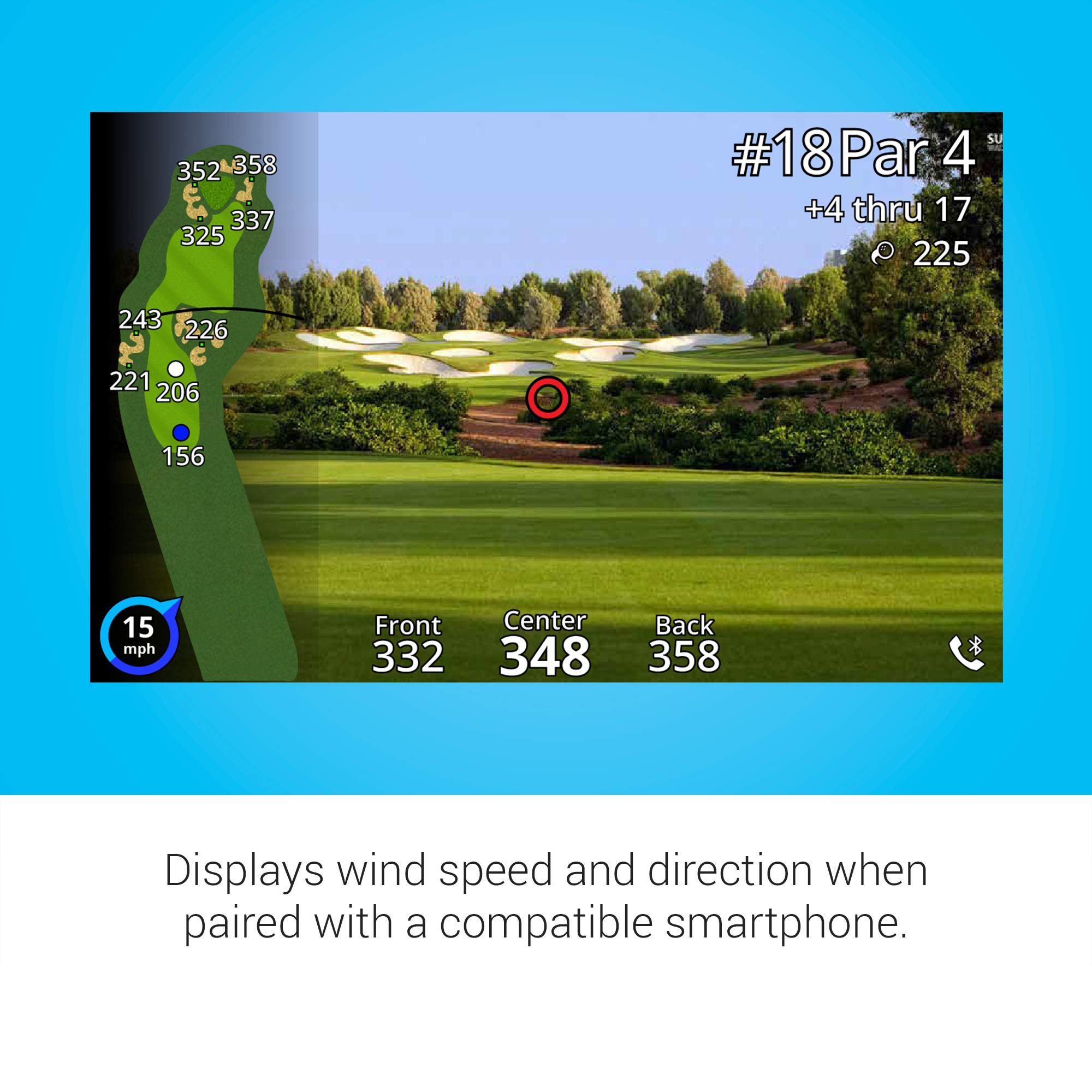 Garmin Approach Z82, Golf GPS Laser Range Finder, Accuracy Within 10” of The Flag, 2-D Course Overlays