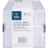 BSN82977 - Business Source 4-drawer Storage Organizer
